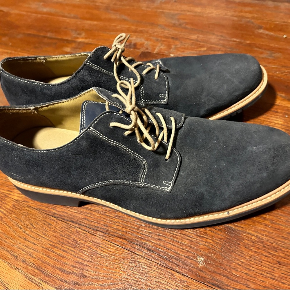 Cole Haan Blue Suede Dress Shoes men’s 10.5